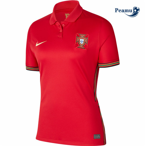 Camisola Futebol Portugal Mulher Principal Equipamento EURO 2020-2021