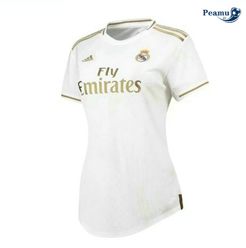 Camisola Futebol Real Madrid Principal Equipamento Mulher 2019-2020