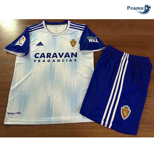 Camisola Futebol Real Zaragoza Crianças Principal Equipamento 2019-2020