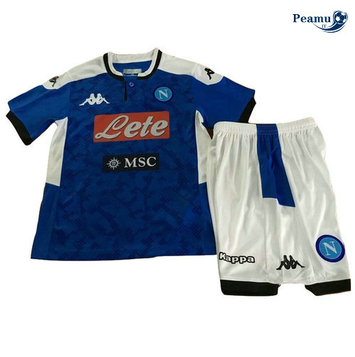 Camisola Futebol SSC Naples Principal Equipamento Crianças 2019-2020