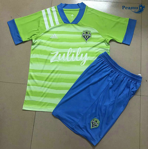 Camisola Futebol Seattle Sounders Crianças Principal Equipamento 2020-2021