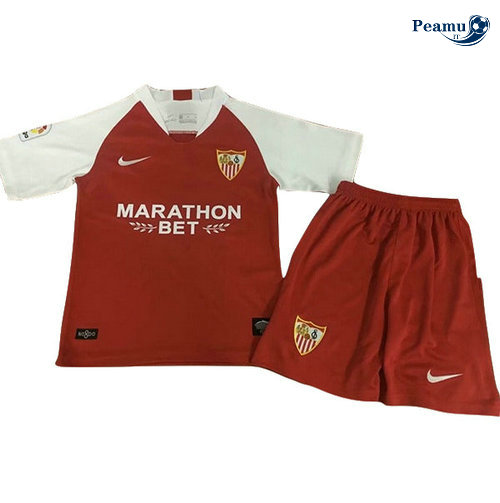 Camisola Futebol Sevilla Alternativa Equipamento Crianças 2019-2020