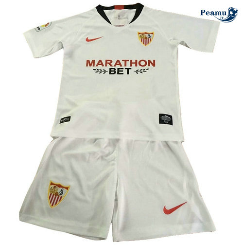 Camisola Futebol Sevilla Principal Equipamento Crianças 2019-2020