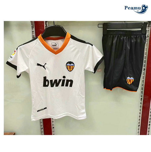 Camisola Futebol Valencia Crianças Principal Equipamento 2019-2020