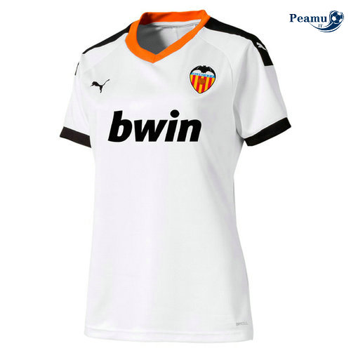 Camisola Futebol Valencia Mulher Principal Equipamento 2019-2020
