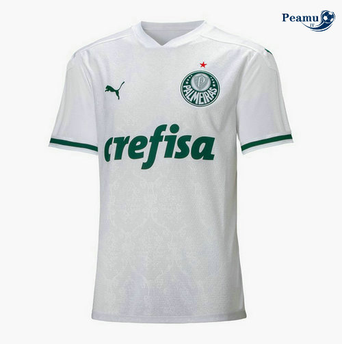 Camisola Futebol Palmeiras Alternativa Equipamento Bianco 2020-2021