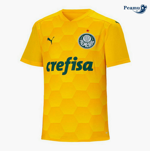 Camisola Futebol Palmeiras Principal Equipamento Portiere Amarelo 2020-2021
