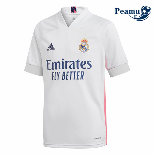 Camisola Futebol Real Madrid Principal Equipamento 2020-2021