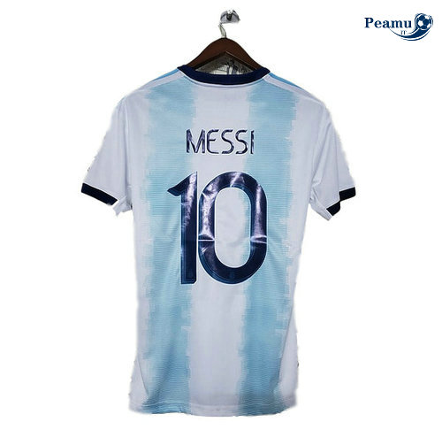 Camisola Futebol Argentina Principal Equipamento 10 Messi 2019-2020
