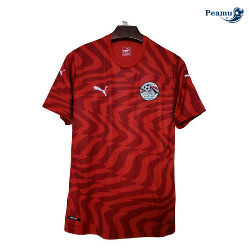 Camisola Futebol Egito Principal Equipamento Vermelho 2019-2020