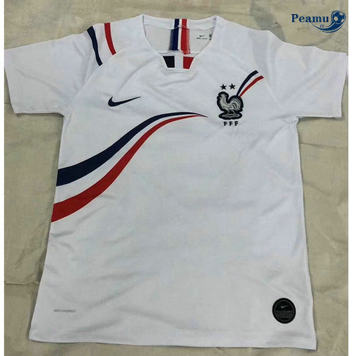 Camisola Futebol França Bianco 2019-2020