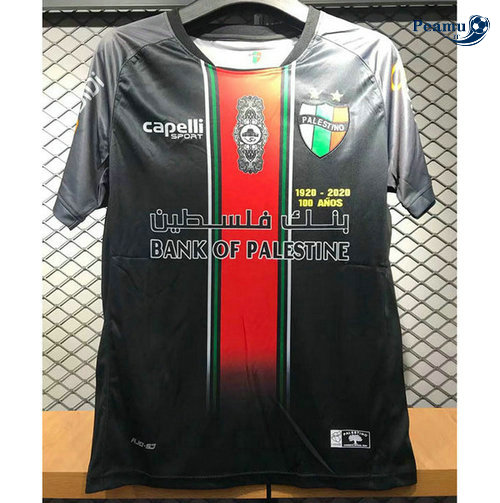 Camisola Futebol Palestina Principal Equipamento Preto 2020-2021