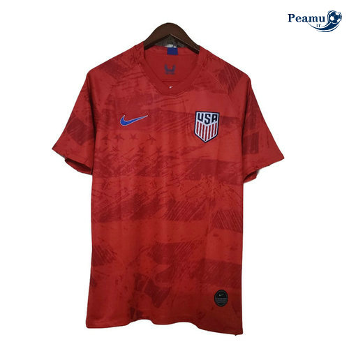 Camisola Futebol Estados Unidos Alternativa Equipamento Vermelho 2019-2020