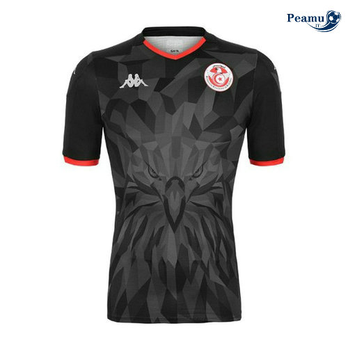 Camisola Futebol Tunisia Terceiro Equipamento Preto 2019-2020