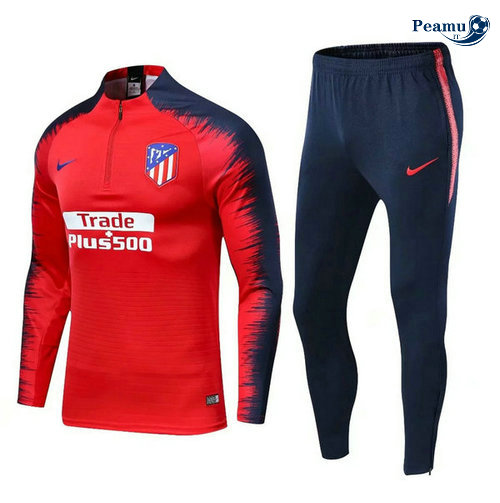 Fato de Treino Atletico Madrid Vermelho Azul clair 2019-2020