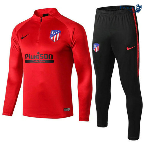 Fato de Treino Atletico Madrid Vermelho Preto 2019-2020