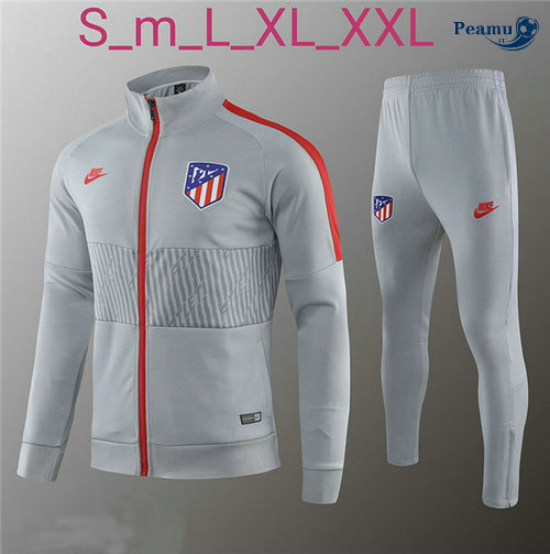 Casaco de Fato de Treino Atletico Madrid Cinza 2019-2020