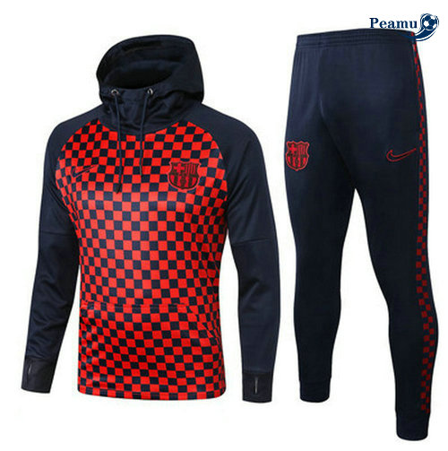 Sweat de Fato de Treino Barcelona Vermelho Grille 2019-2020