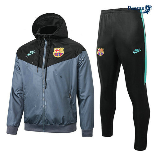 Windrunner Fato de Treino Barcelona Cinza/Preto 2019-2020