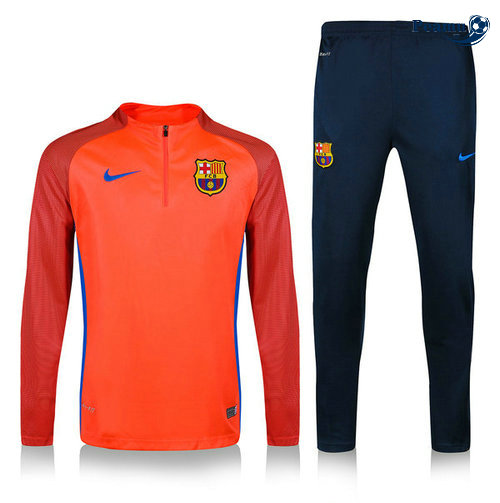 Fato de Treino Barcelona Arancione/Azul navy 2019-2020 M085