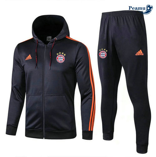 Casaco de Fato de Treino con cappuccio Bayern de Munique Azul navy 2019-2020