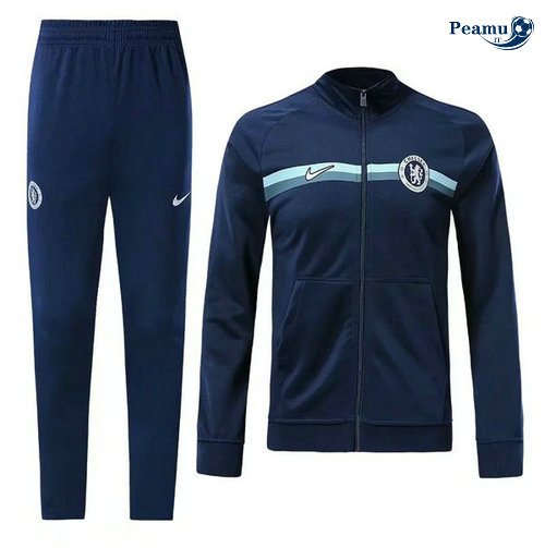 Casaco de Fato de Treino Chelsea Azul navy 2019-2020 M123