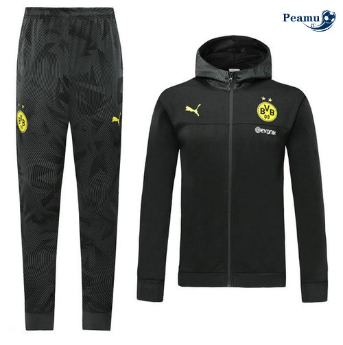 Sweat de Fato de Treino Borussia Dortmund s Preto 2019-2020