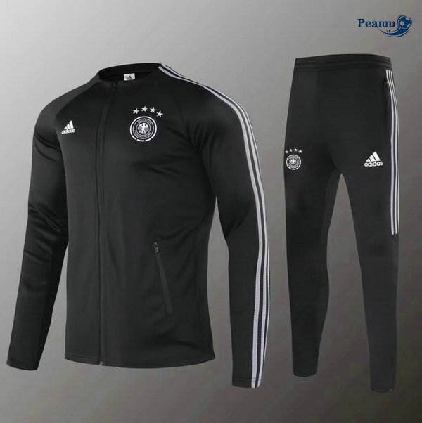 Casaco de Fato de Treino Alemanha Preto/Bianco 2020-2021