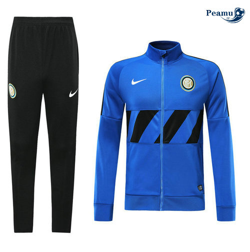 Casaco de Fato de Treino Inter Milan Azul clair Preto 2019-2020