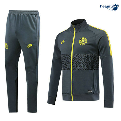 Casaco de Fato de Treino Inter Milan Cinza escuro 2019-2020 M124