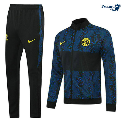 Casaco de Fato de Treino Inter Milan Preto/Azul 2020-2021