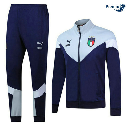 Casaco de Fato de Treino Italia Azul navy/Bianco 2019-2020