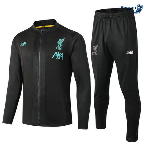 Casaco de Fato de Treino Liverpool L.F.C Preto 2019-2020