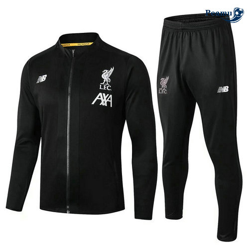 Casaco de Fato de Treino Liverpool L.F.C Preto/Bianco 2019-2020