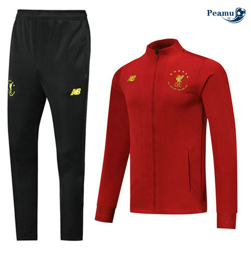 Casaco de Fato de Treino Liverpool 6 Times Ed Signature Vermelho/Preto 2019-2020