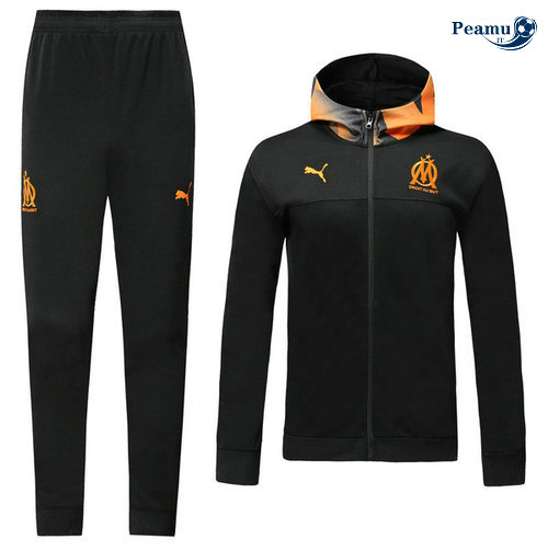 Sweat de Fato de Treino Marsella Preto 2019-2020