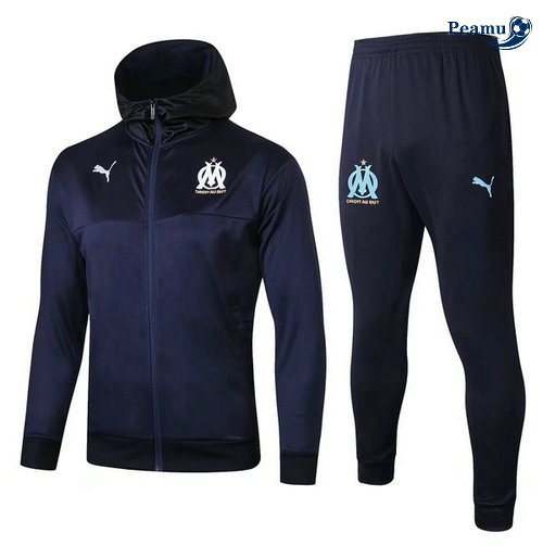 Casaco de Fato de Treino con cappuccio Marsella Azul navy 2019-2020