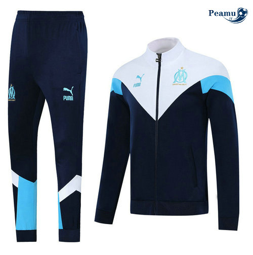 Casaco de Fato de Treino Marsella Azul navy/Bianco 2019-2020