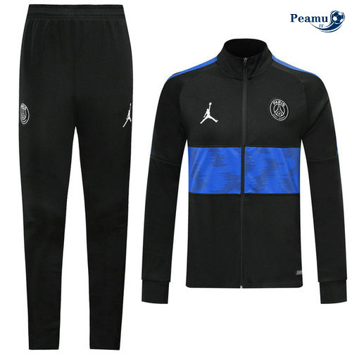 Casaco de Fato de Treino PSG Preto/Azul clair 2019-2020