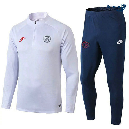 Fato de Treino PSG Bianco/Azul navy 2019-2020
