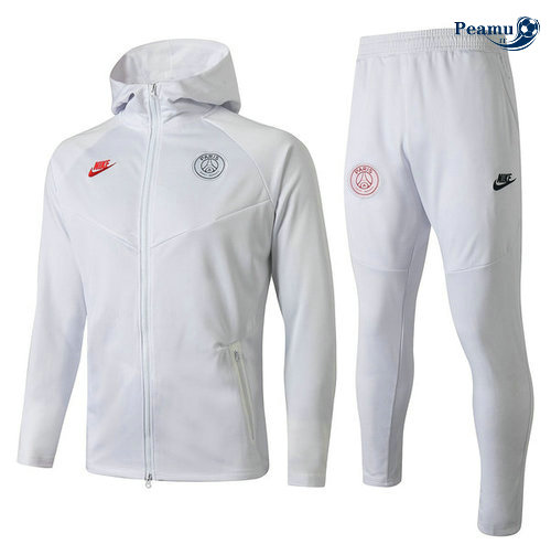 Sweat de Fato de Treino PSG Bianco 2019-2020