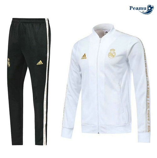 Casaco de Fato de Treino Real Madrid Bianco 2019-2020