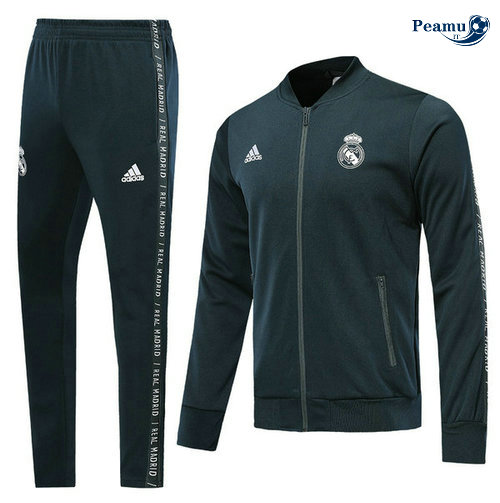 Casaco de Fato de Treino Real Madrid Azul navy 2019-2020