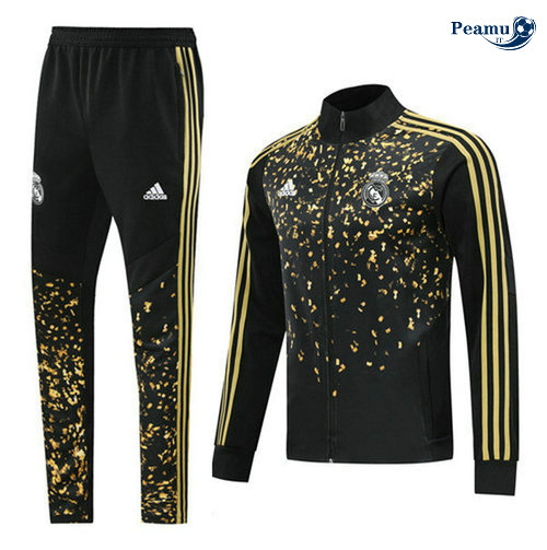 Casaco de Fato de Treino Real Madrid edition star Preto/Amarelo 2019-2020