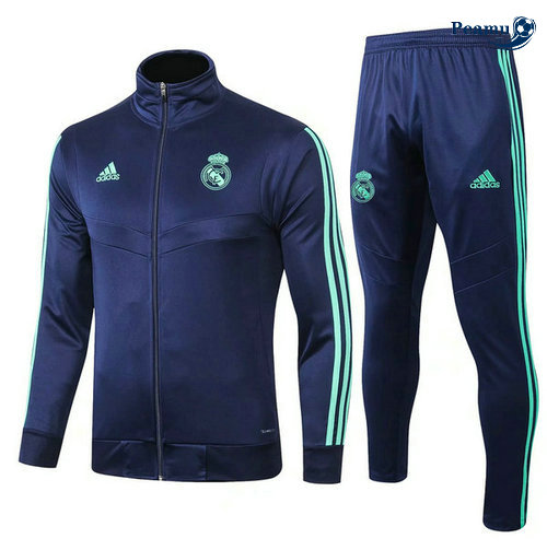 Casaco de Fato de Treino Real Madrid Azul navy 2019-2020 M104