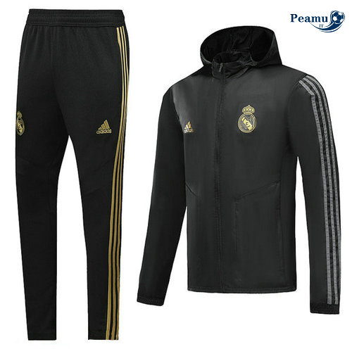 Windrunner Fato de Treino Real Madrid Preto 2019-2020