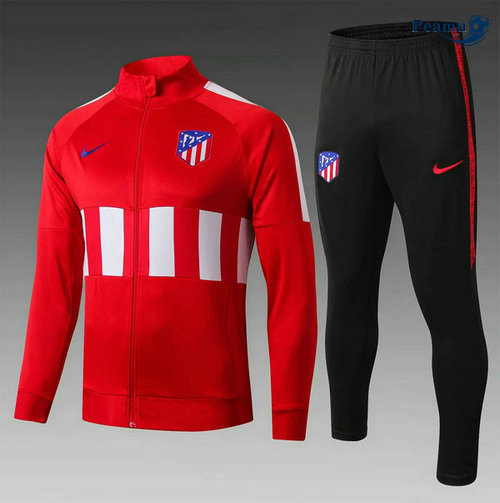 Casaco de Fato de Treino Atletico Madrid Crianças Vermelho/Bianco/Preto 2019-2020