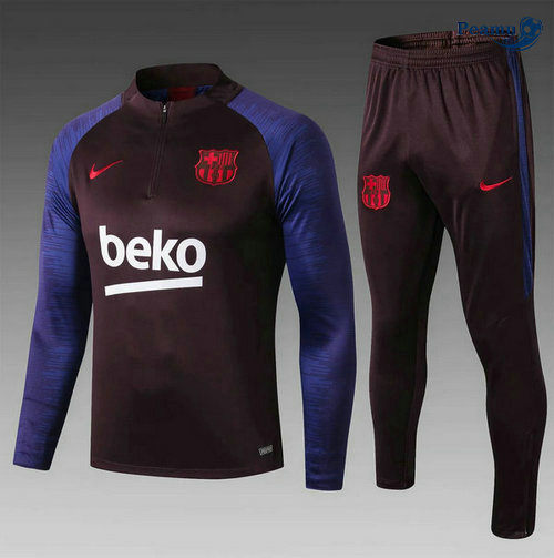 Fato de Treino Barcelona Crianças Azul clair/Jujube Vermelho 2019-2020