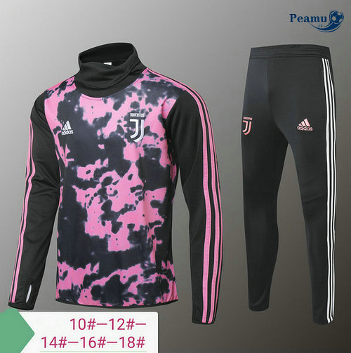 Fato de Treino Juventus Crianças Rosa/Preto Collo Alto 2019-2020