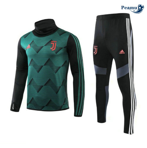 Fato de Treino Juventus Crianças Verde/Preto Collo Alto 2019-2020